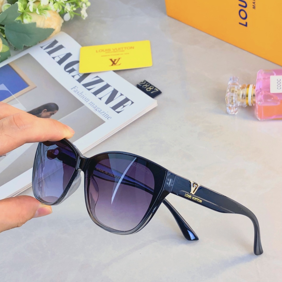 。。Louis vuitto*轻奢款复古墨镜女超轻高级品质感防紫外线太阳眼镜