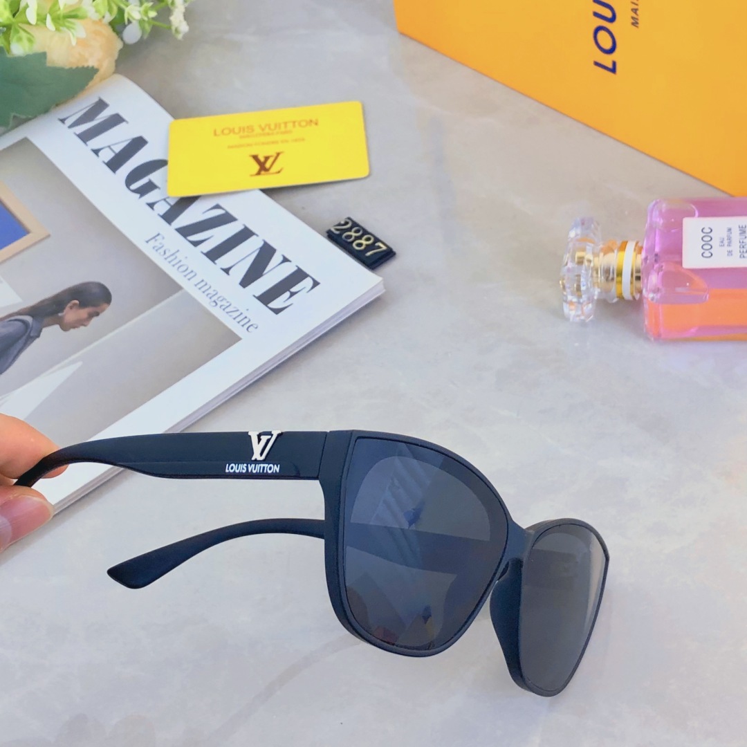 。。Louis vuitto*轻奢款复古墨镜女超轻高级品质感防紫外线太阳眼镜