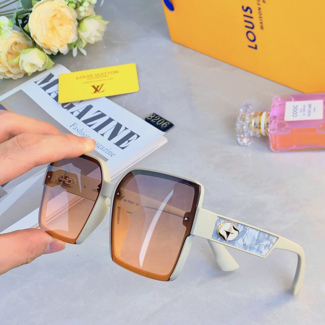 🔥🔥Louis vuitto*2025新款女士时尚眼镜大框经典墨镜韩版街拍