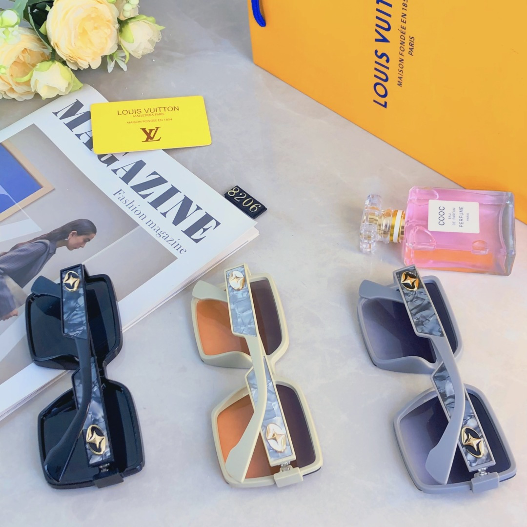 🔥🔥Louis vuitto*2025新款女士时尚眼镜大框经典墨镜韩版街拍