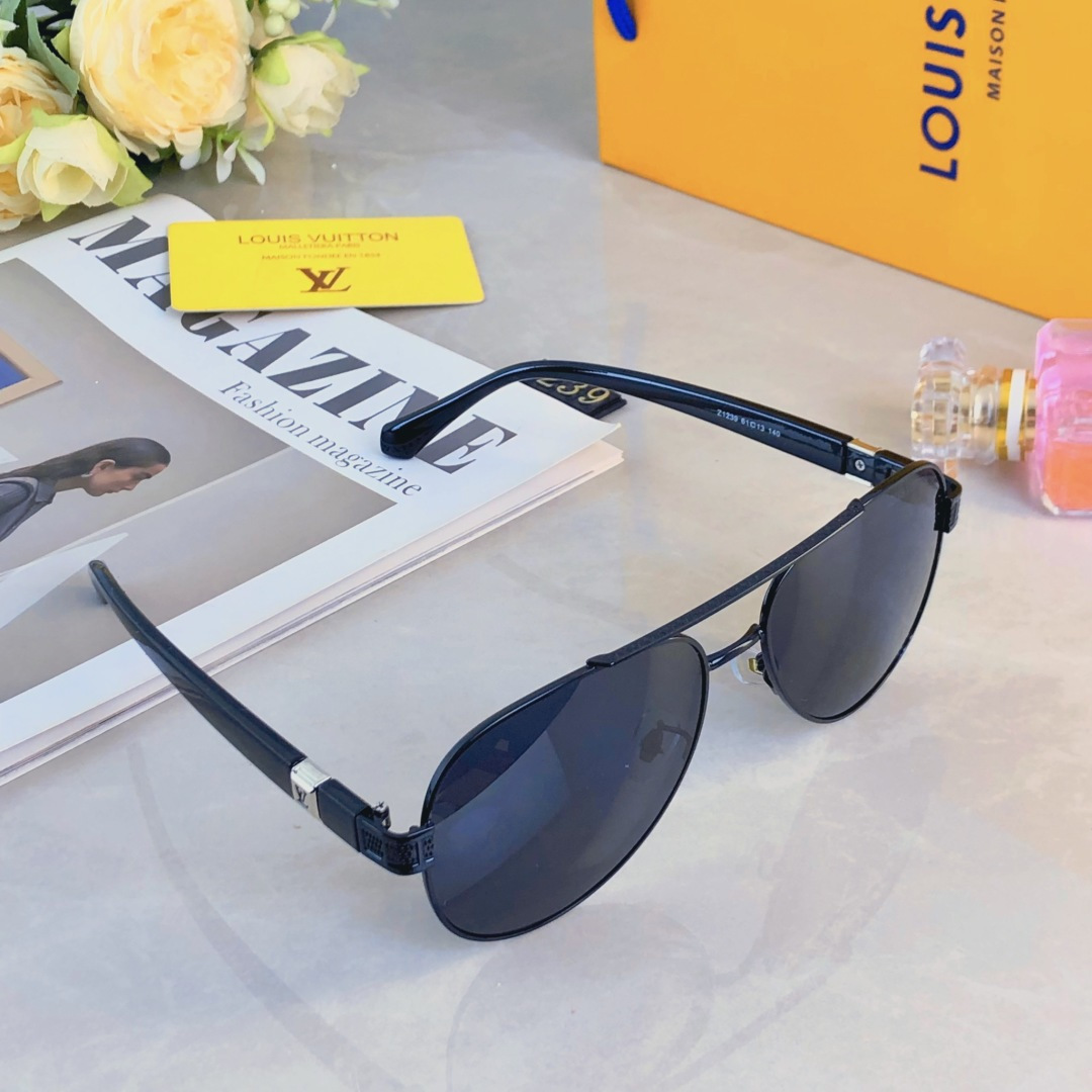 🔥🔥Louis vuitto*2025新款金属墨镜时尚凹造型街拍防紫外线太阳镜