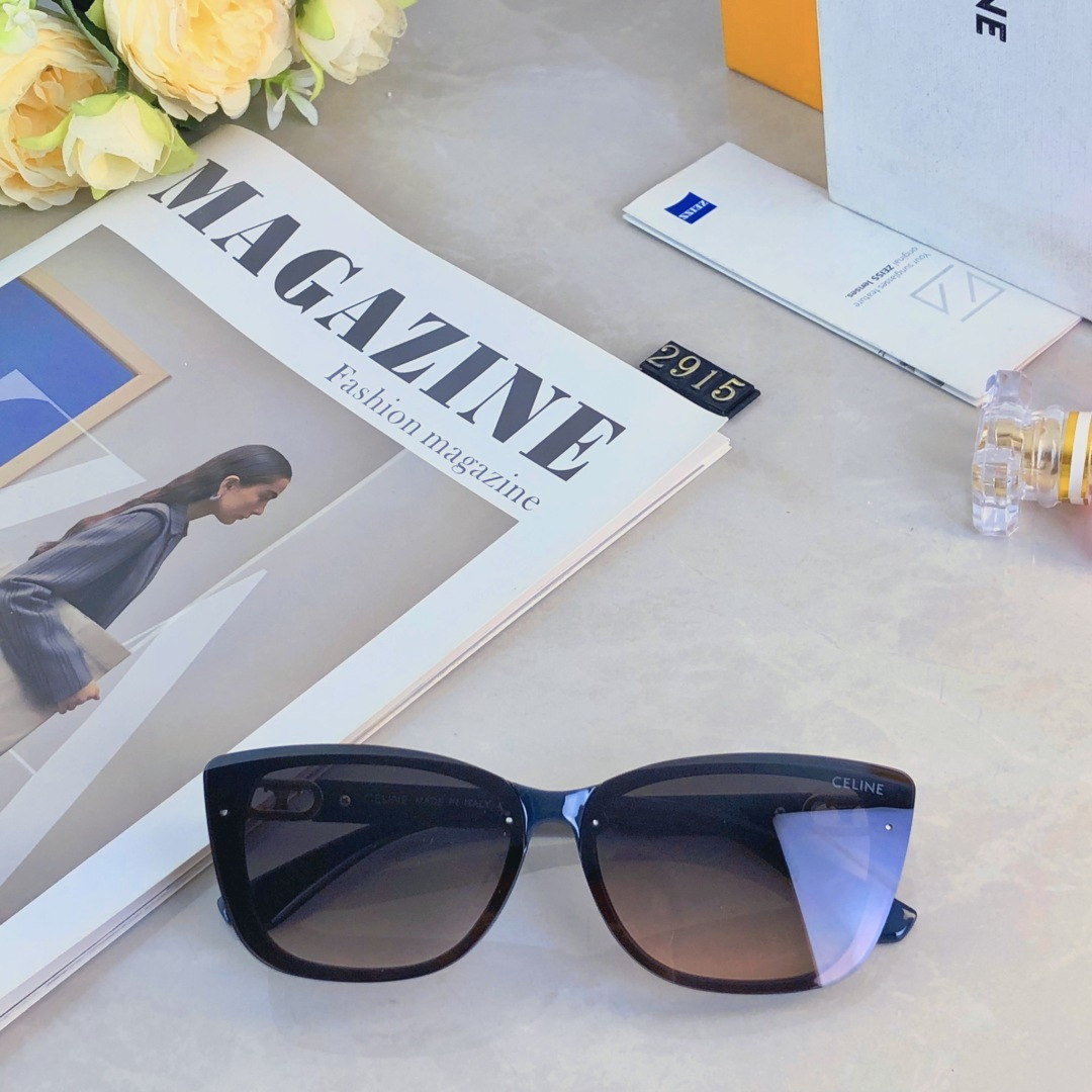 🔥🔥Celin*韩版新款太阳镜墨镜男女明星时尚简约百搭个性眼镜方形防紫外线