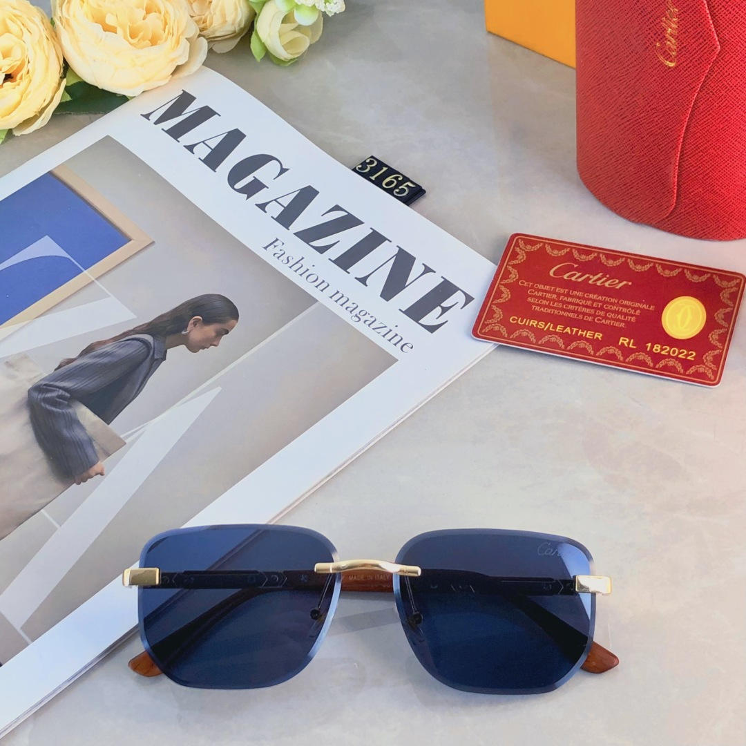 🔥🔥Cartie*韩版网红墨镜女ins潮流时尚方框大脸显瘦太阳镜夏季眼镜男士海边