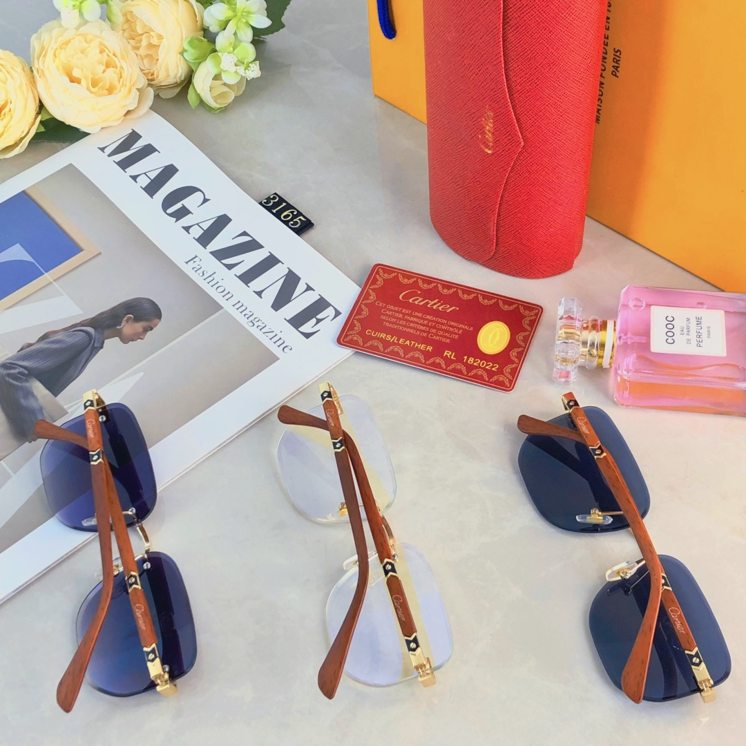 🔥🔥Cartie*韩版网红墨镜女ins潮流时尚方框大脸显瘦太阳镜夏季眼镜男士海边