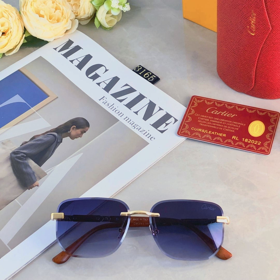 🔥🔥Cartie*韩版网红墨镜女ins潮流时尚方框大脸显瘦太阳镜夏季眼镜男士海边
