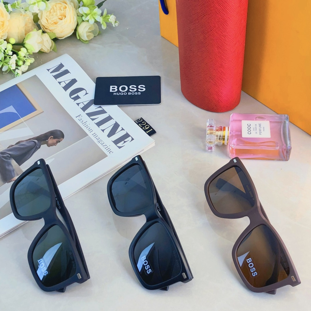 🔥🔥Bos*欧美复古墨镜ins方框个性网红时尚百搭防紫外太阳镜