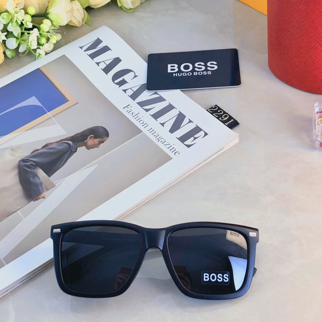 🔥🔥Bos*欧美复古墨镜ins方框个性网红时尚百搭防紫外太阳镜