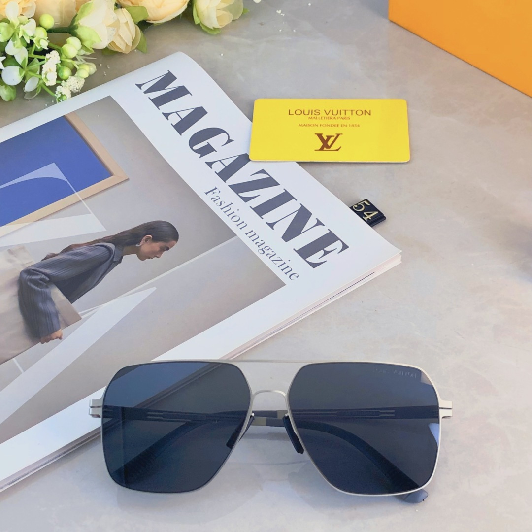🔥🔥Louis vuitto*时尚尼龙偏光太阳镜 潮流金属男款墨镜 超轻开车钓鱼遮阳眼镜