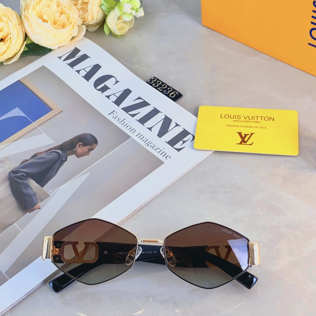 🔥🔥Louis vuitto*复古菱形2025新款墨镜小框欧美街拍ins高级感太女款街拍太阳眼镜
