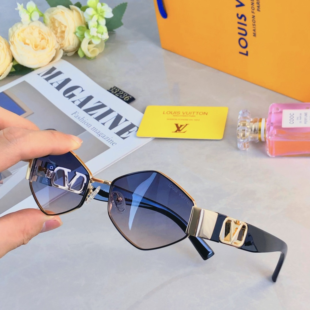 🔥🔥Louis vuitto*复古菱形2025新款墨镜小框欧美街拍ins高级感太女款街拍太阳眼镜