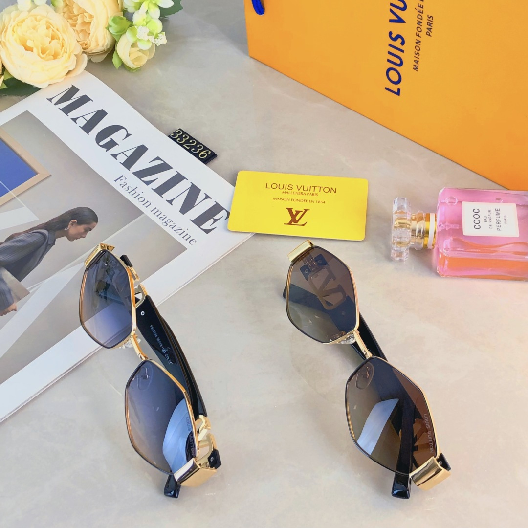 🔥🔥Louis vuitto*复古菱形2025新款墨镜小框欧美街拍ins高级感太女款街拍太阳眼镜