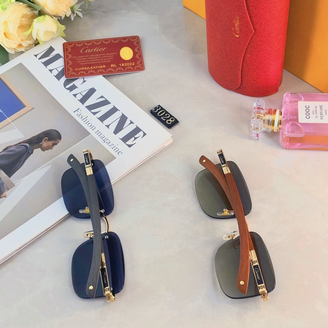 🔥🔥Cartie*韩版网红墨镜ins潮流时尚方框大脸显瘦太阳镜夏季眼镜