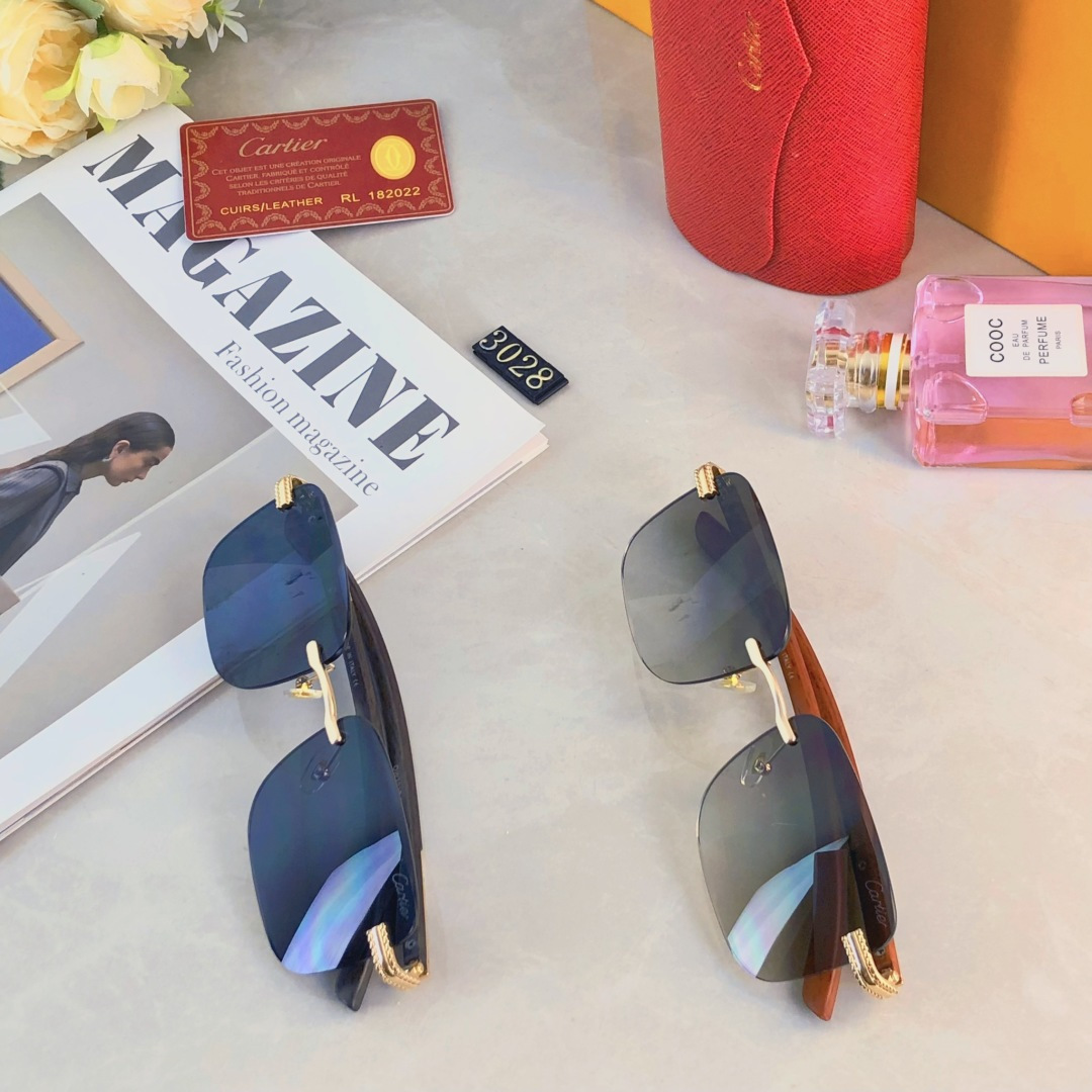 🔥🔥Cartie*韩版网红墨镜ins潮流时尚方框大脸显瘦太阳镜夏季眼镜