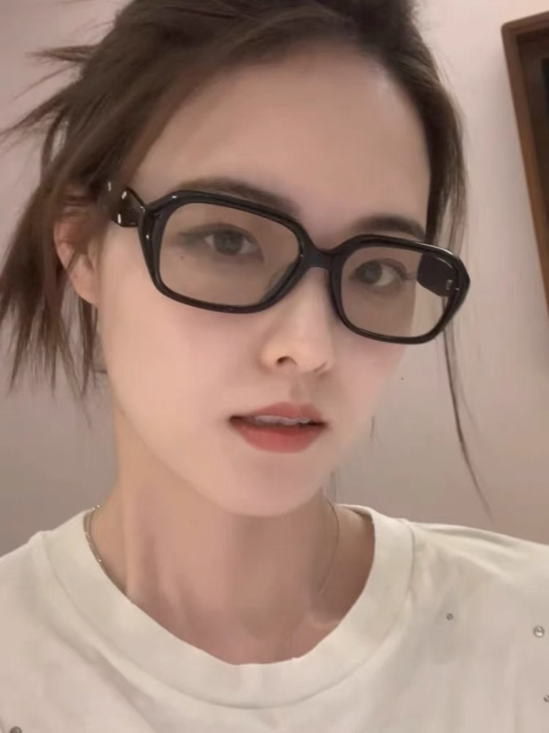 🔥🔥防蓝光辐射眼镜框女平光网红款大圆脸无度数蓝光护目镜架男配近视