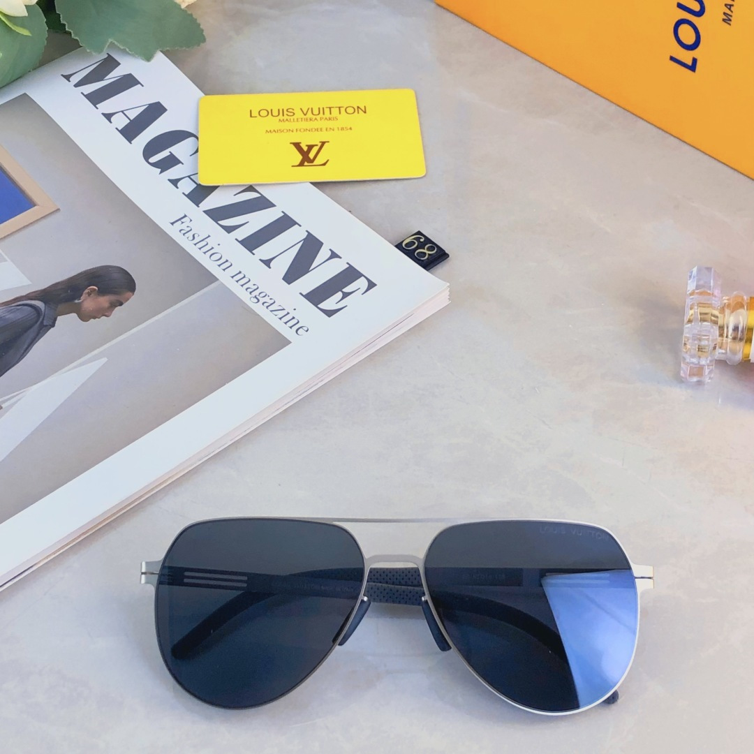 🔥🔥Louis vuitto*新款蛤蟆镜 超轻超弹不锈钢无螺丝墨镜 经典尼龙偏光太阳镜