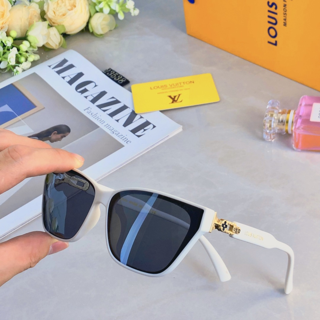 🔥🔥Louis vuitto*2025款太阳镜女 网红墨镜ins欧美时尚潮流太阳镜
