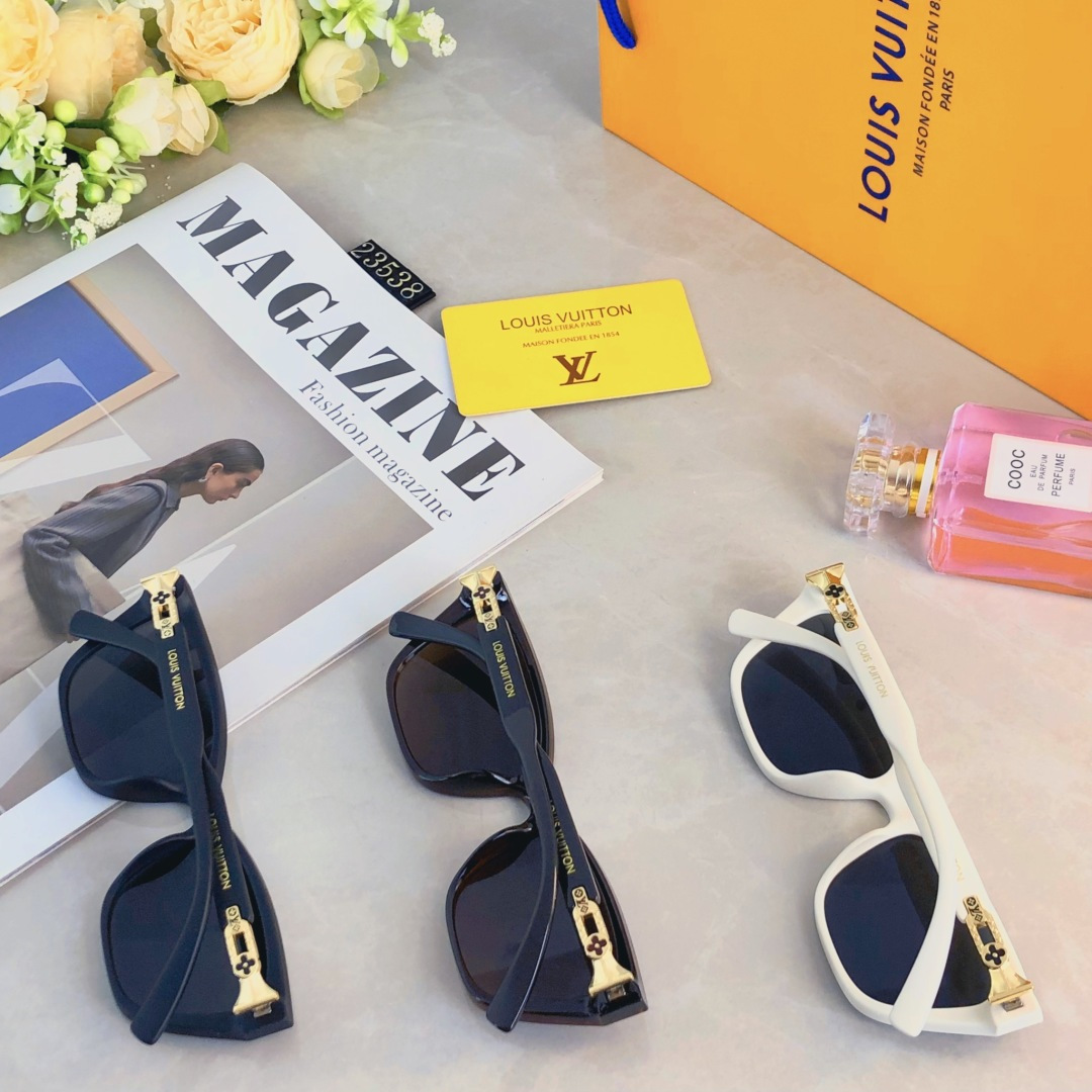 🔥🔥Louis vuitto*2025款太阳镜女 网红墨镜ins欧美时尚潮流太阳镜