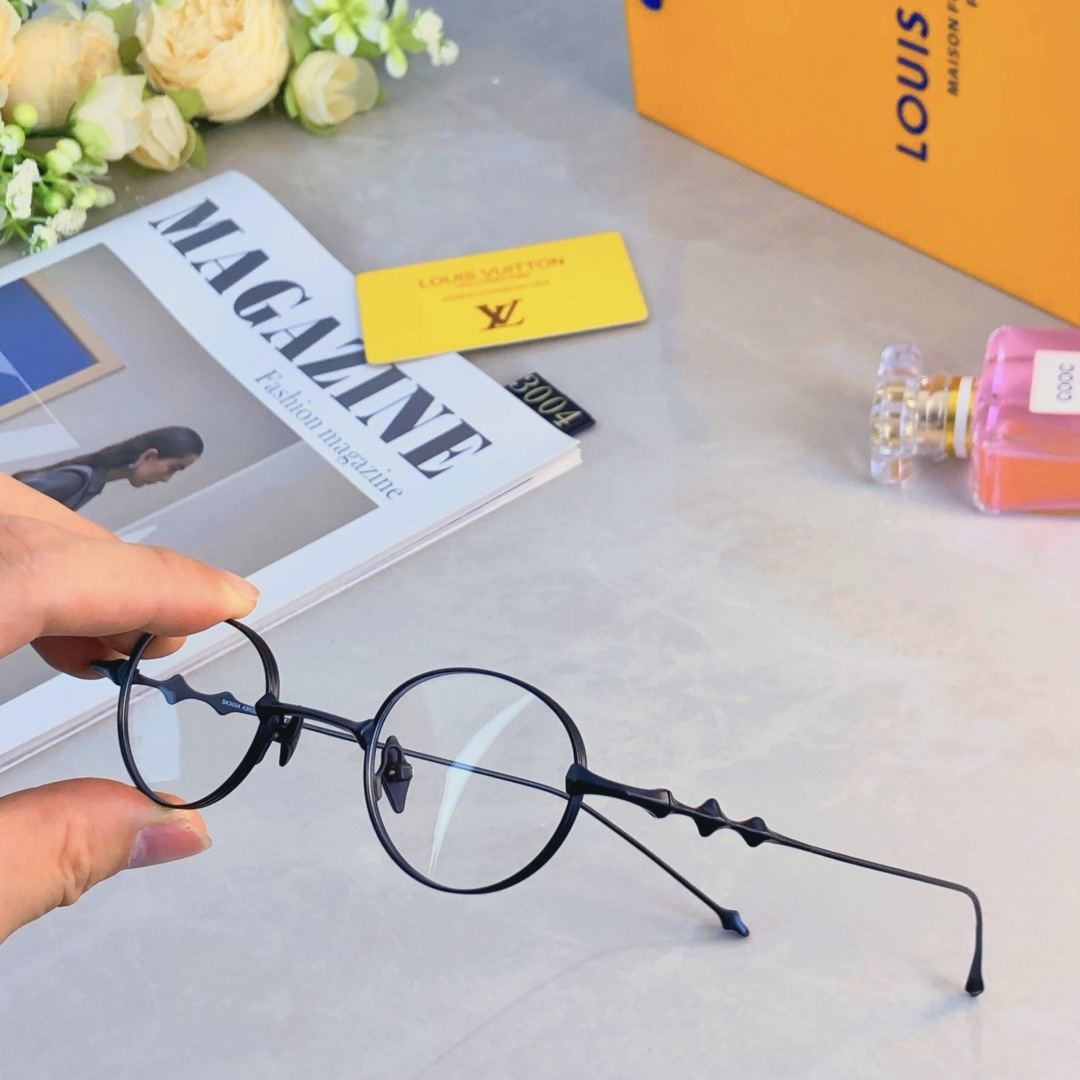 。。Louis vuitto*韩版风格圆形小框太阳眼镜UV400防紫外线辐射可配近视