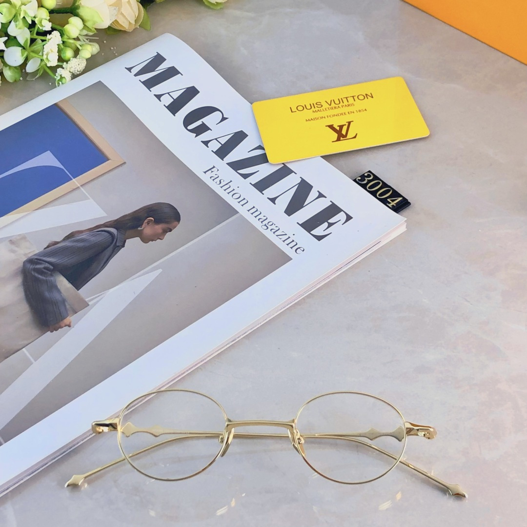 。。Louis vuitto*韩版风格圆形小框太阳眼镜UV400防紫外线辐射可配近视