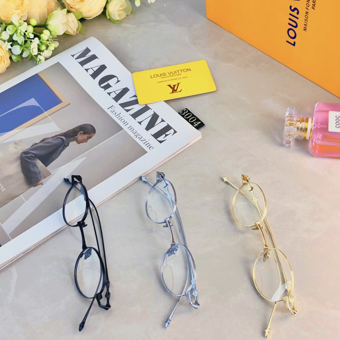 。。Louis vuitto*韩版风格圆形小框太阳眼镜UV400防紫外线辐射可配近视