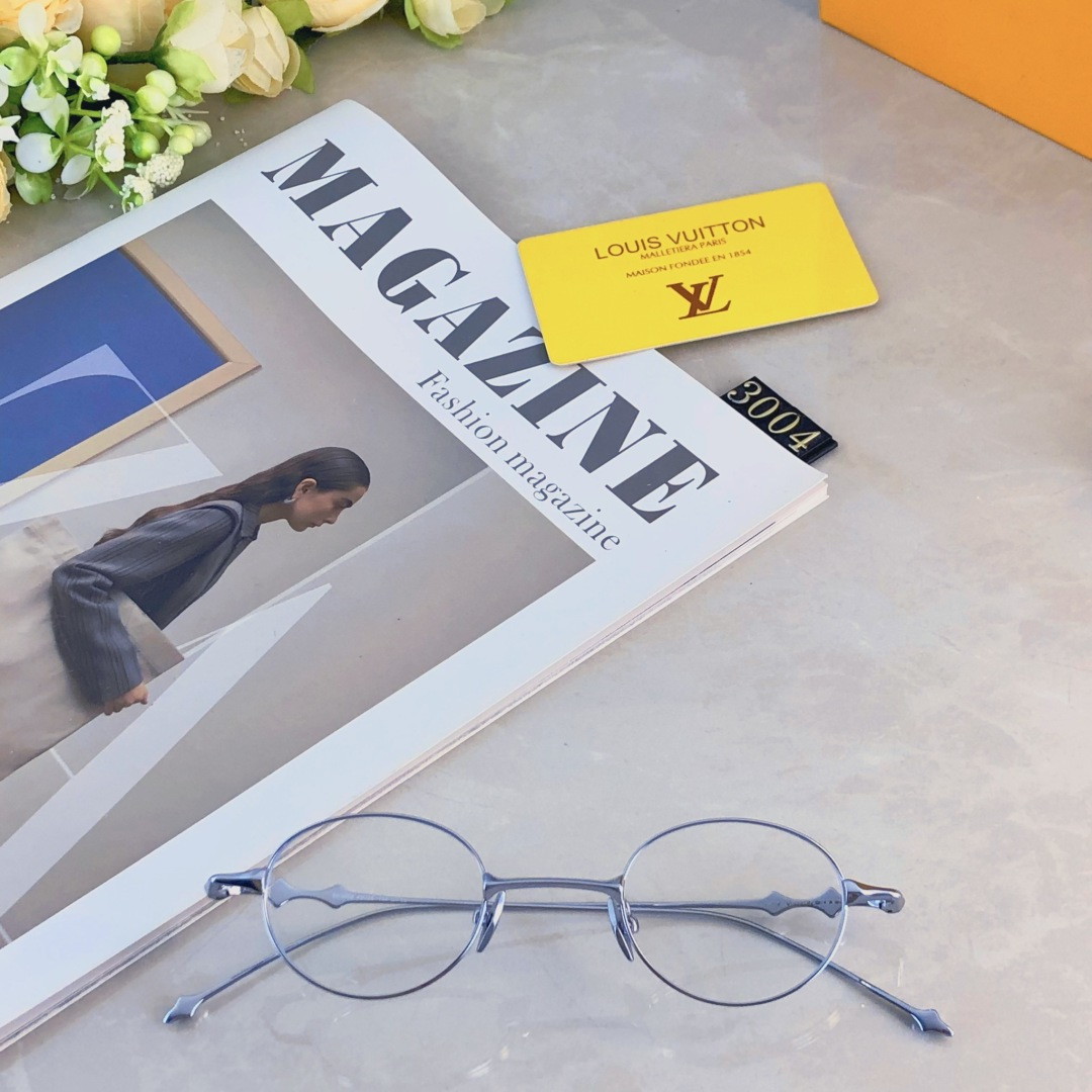 。。Louis vuitto*韩版风格圆形小框太阳眼镜UV400防紫外线辐射可配近视