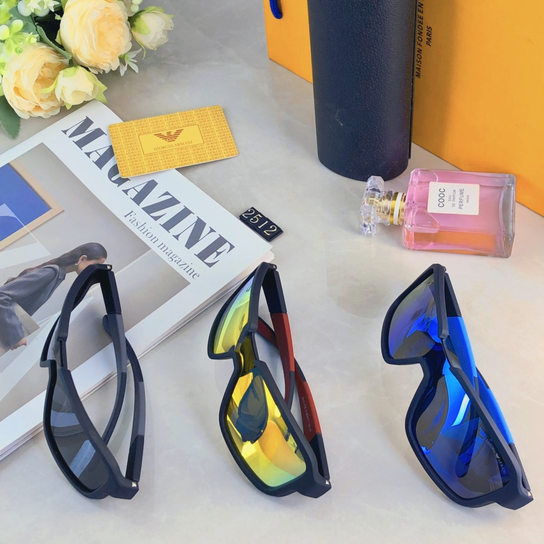 。。Arman*高级感偏光太阳镜墨镜2025个性方形新款防晒欧美男时尚男复古