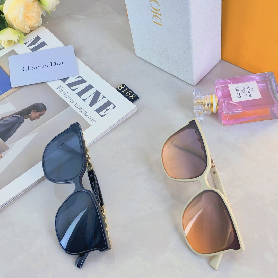 。。Dio*2025新款墨镜女粉色高级感美式辣妹网红款海边拍照遮阳太阳镜