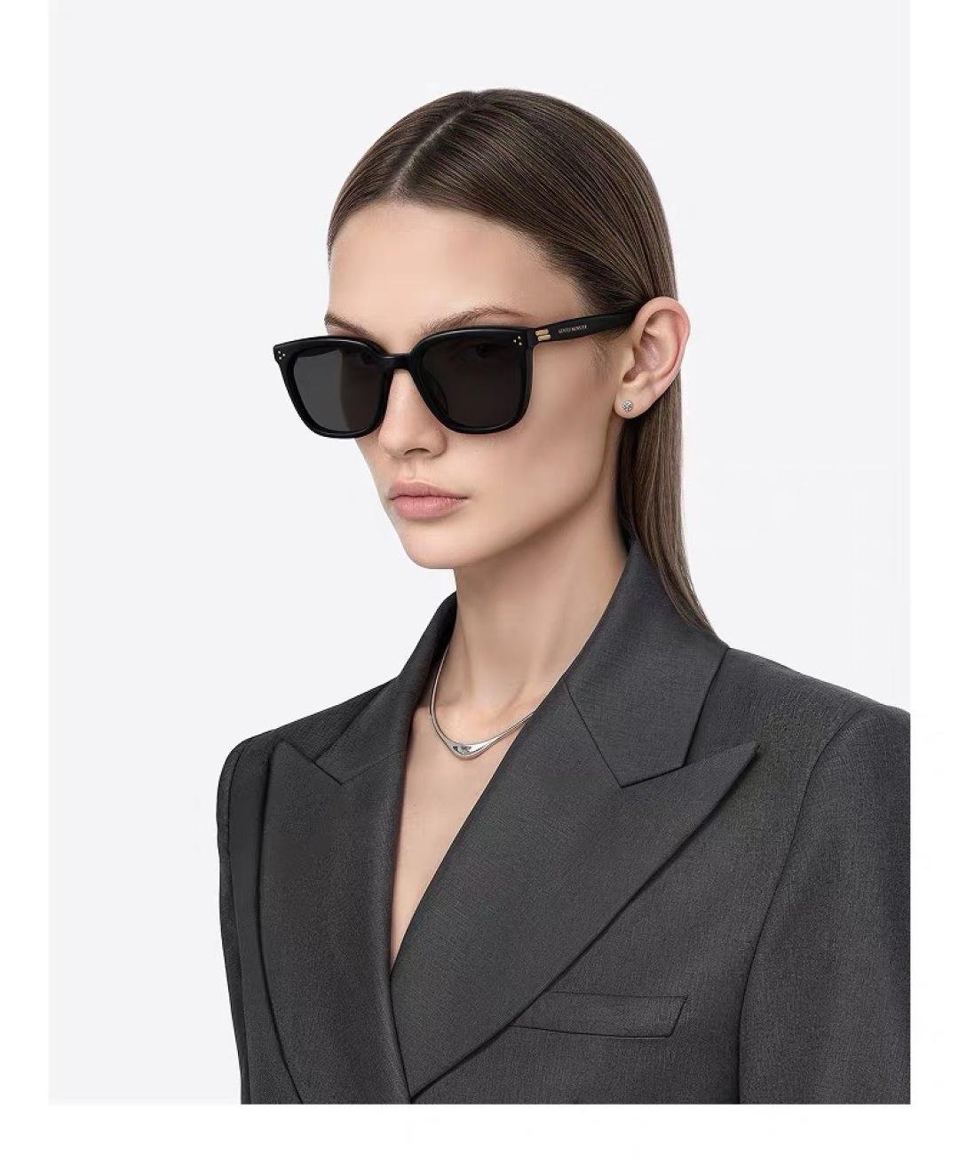 。。2035新款网红时尚素颜太阳镜板材墨镜高级感大框女潮流