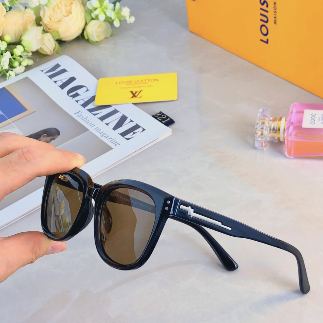 。。Louis vuitto*韩版大框偏光太阳眼镜男女素颜显瘦百搭墨镜防紫外线
