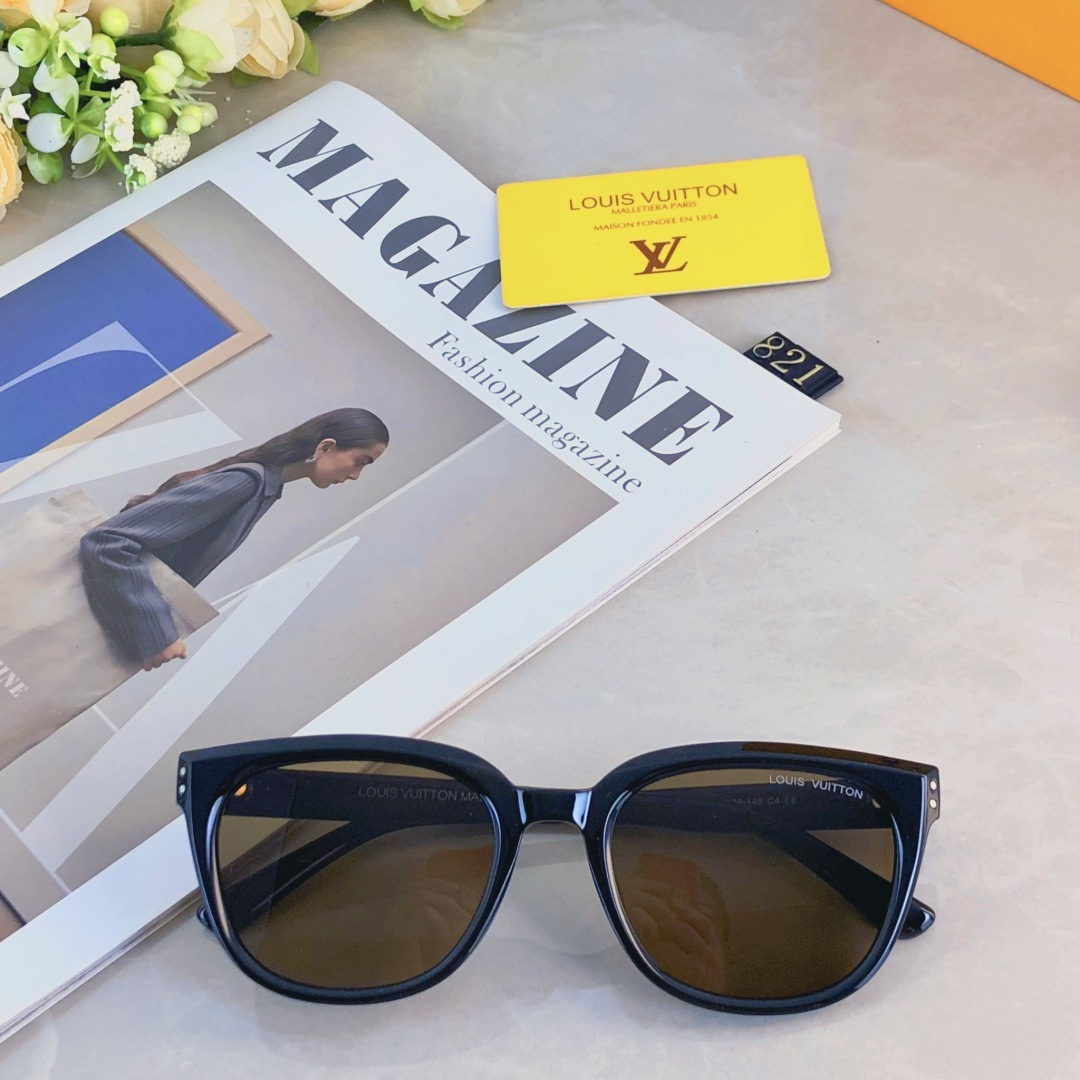 。。Louis vuitto*韩版大框偏光太阳眼镜男女素颜显瘦百搭墨镜防紫外线