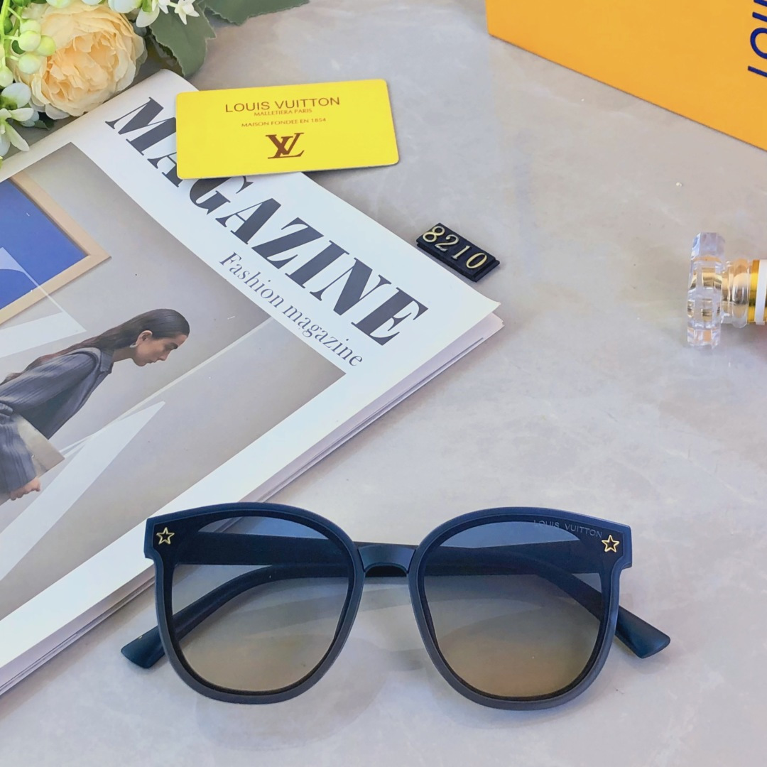 。。Louis vuitto*新款大框太阳眼镜男女时尚素颜显脸小墨镜ins防紫外线潮