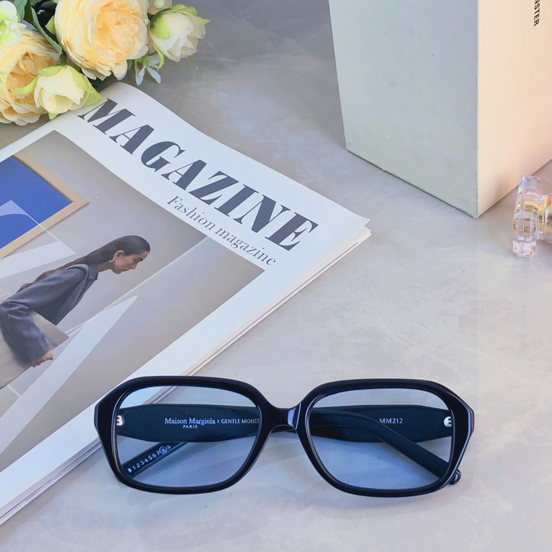 。。2035新明星同款GM眼镜框女素颜眼镜架男黑玳瑁框近视防蓝光平光镜