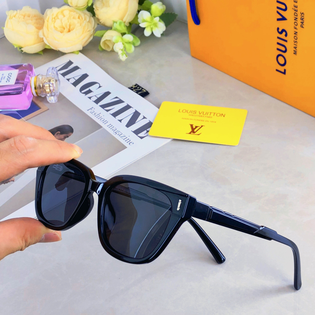 。。Louis vuitto*墨镜韩国个性潮流网红明星街拍防紫外线旅游眼镜情侣太阳镜男女