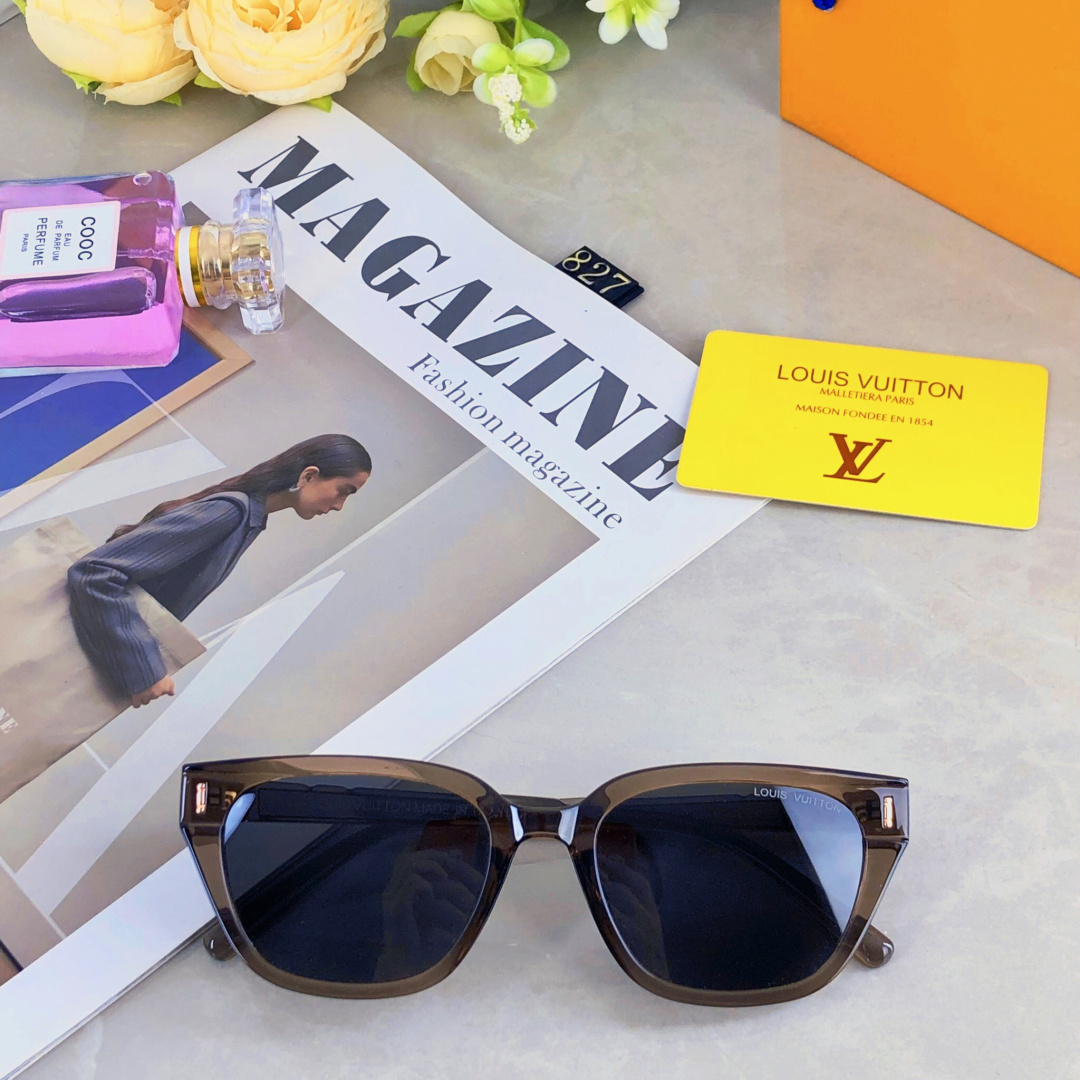 。。Louis vuitto*墨镜韩国个性潮流网红明星街拍防紫外线旅游眼镜情侣太阳镜男女