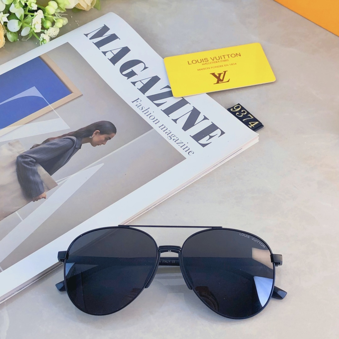 。。Louis vuitto*太阳镜欧版金属复古风简约法式优雅墨镜