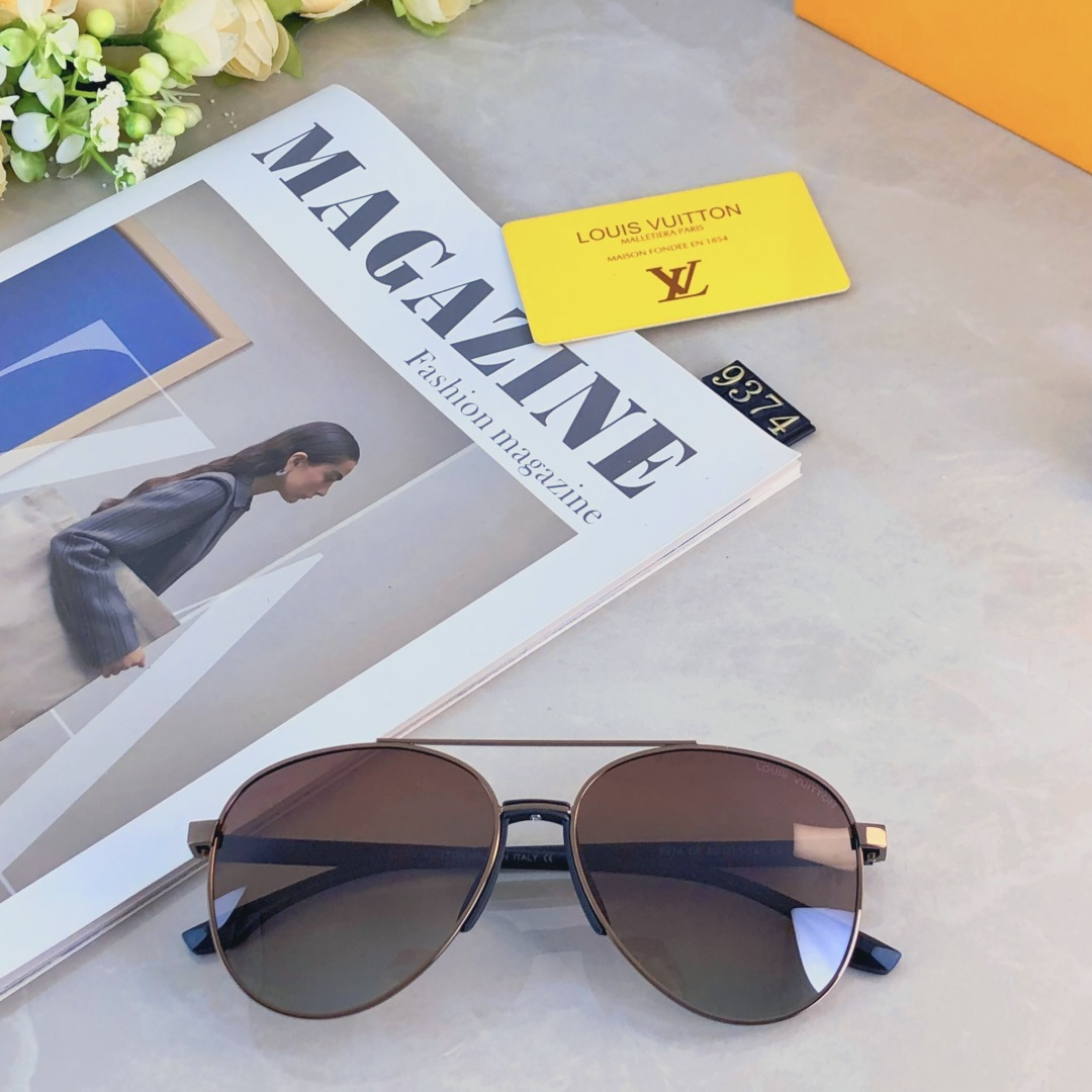 。。Louis vuitto*太阳镜欧版金属复古风简约法式优雅墨镜