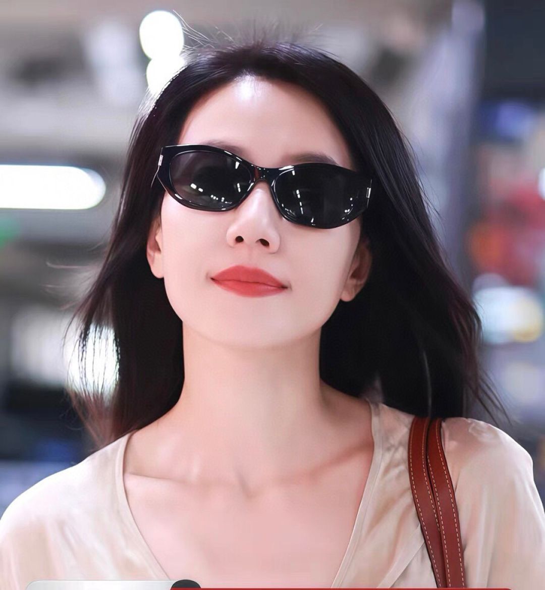。。Louis vuitto*2025新款复古猫眼墨镜女款高级感潮辣妹度假偏光太阳眼镜圆脸显瘦