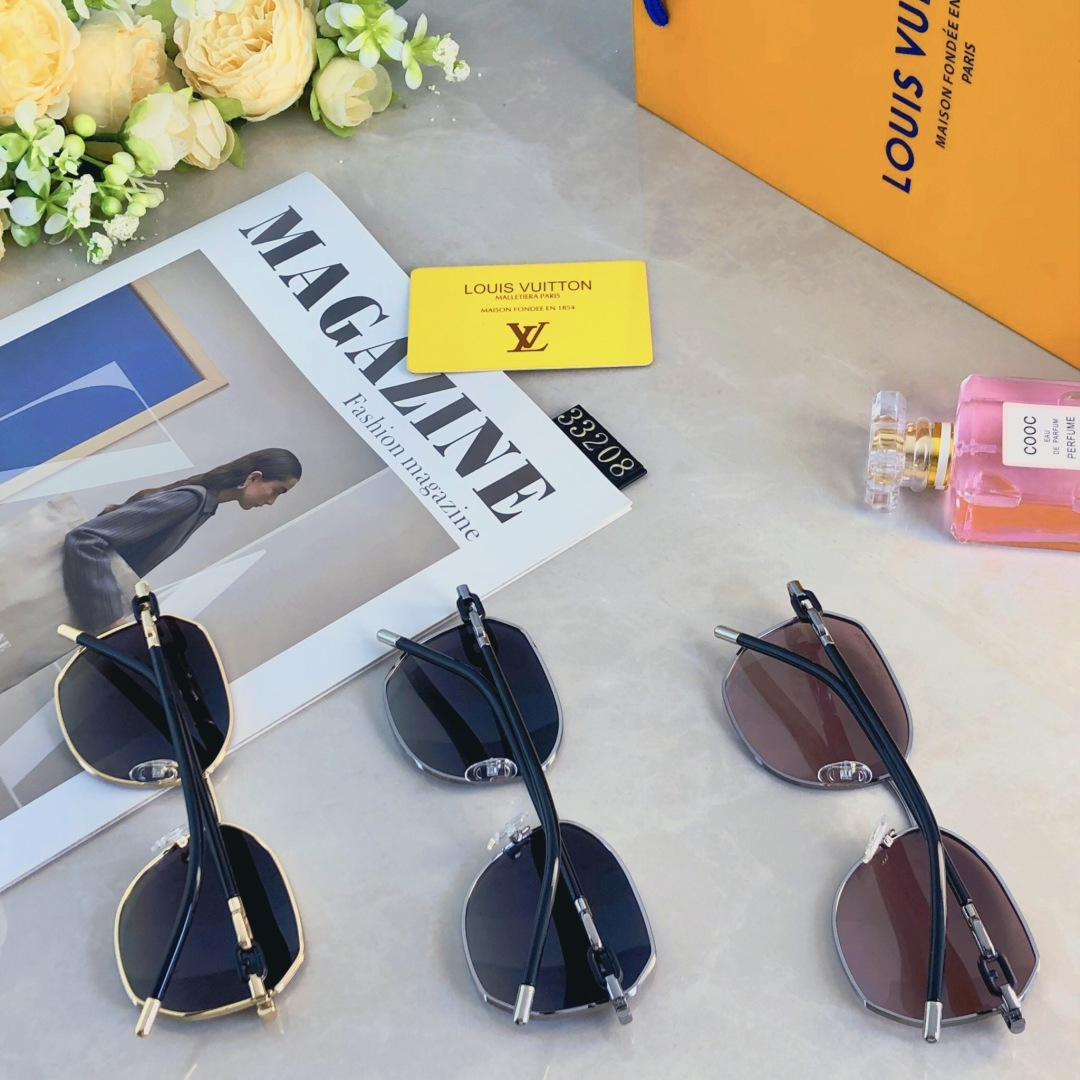 。。Louis vuitto*显瘦偏光太阳镜女高级感网红街拍凹造型防紫外线墨镜