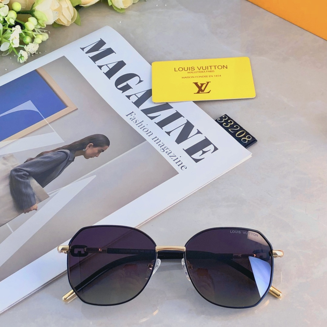 。。Louis vuitto*显瘦偏光太阳镜女高级感网红街拍凹造型防紫外线墨镜