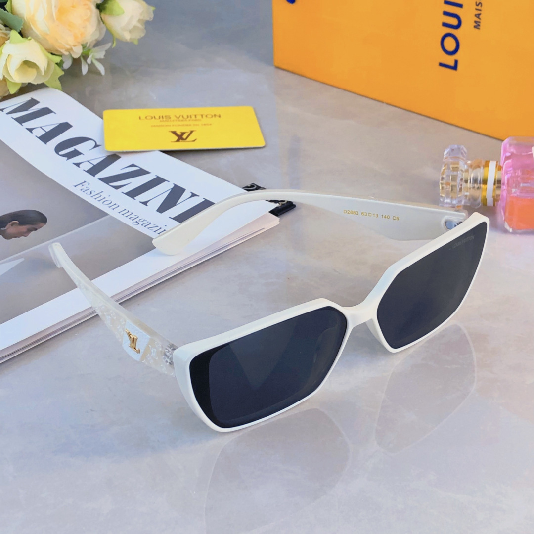 。。Louis vuitto*李沁同款太阳镜时尚复古潮流防晒韩版高级感防紫外线显瘦墨镜