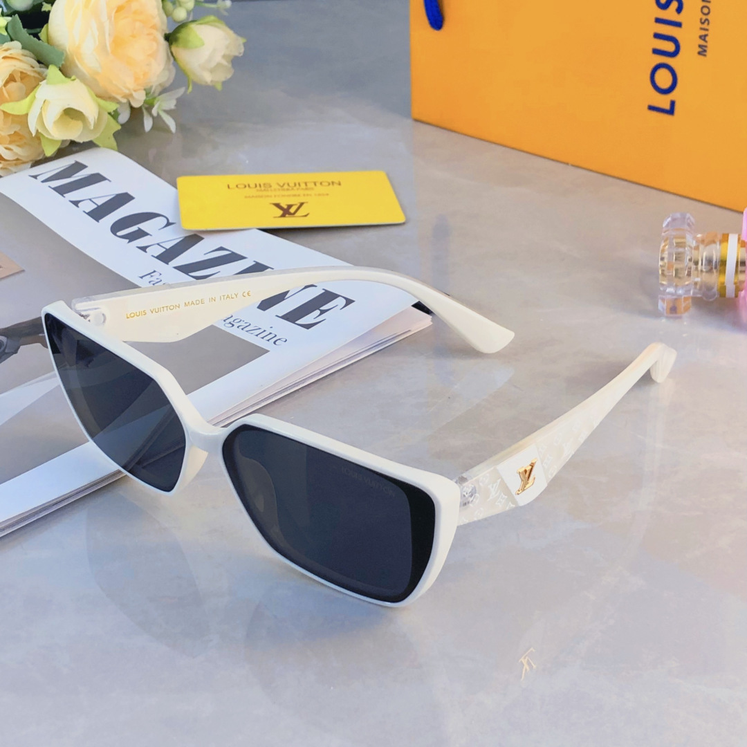 。。Louis vuitto*李沁同款太阳镜时尚复古潮流防晒韩版高级感防紫外线显瘦墨镜
