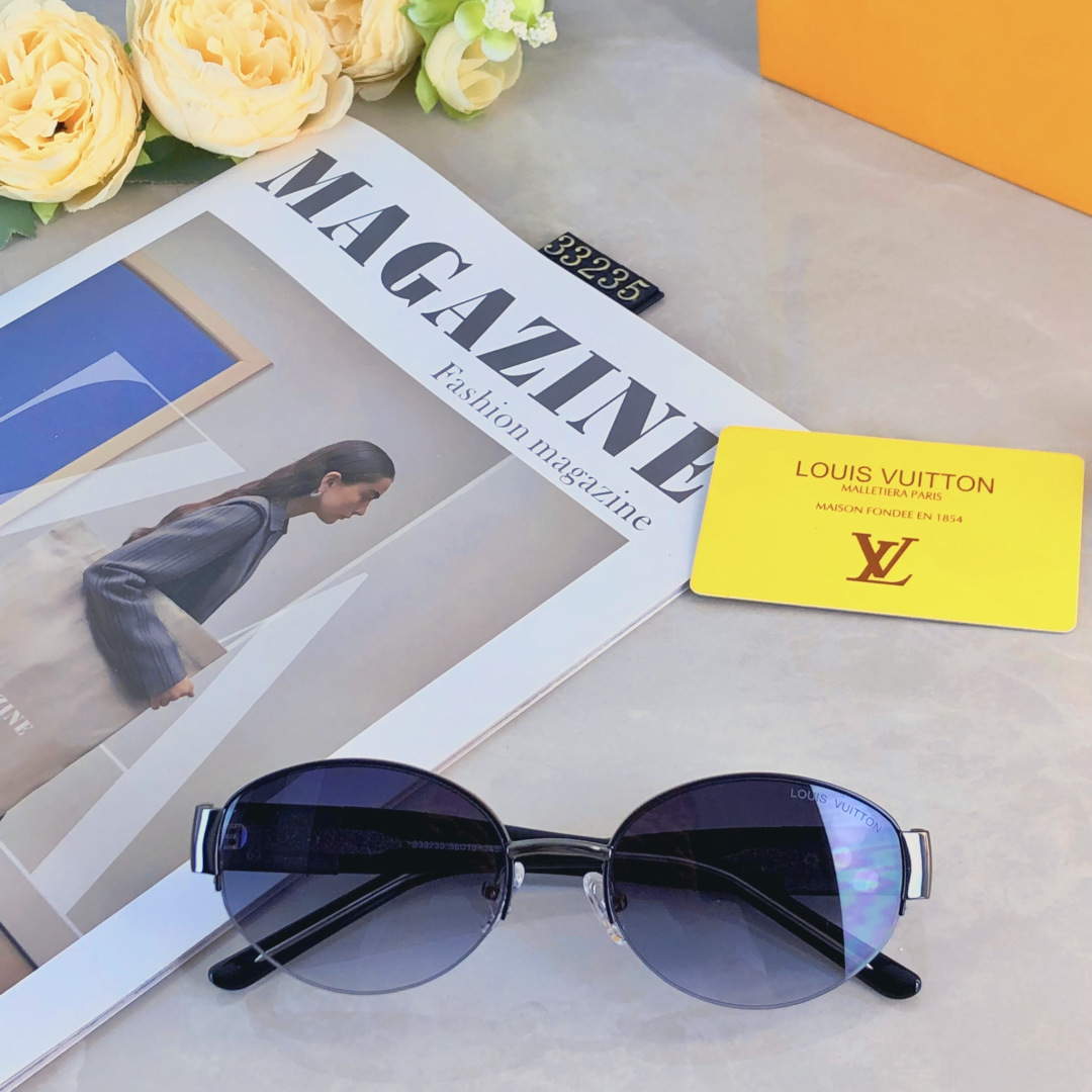 。。Louis vuitto*复古个性欧美墨镜高级感ins时髦辣妹街拍潮朋克太阳眼镜