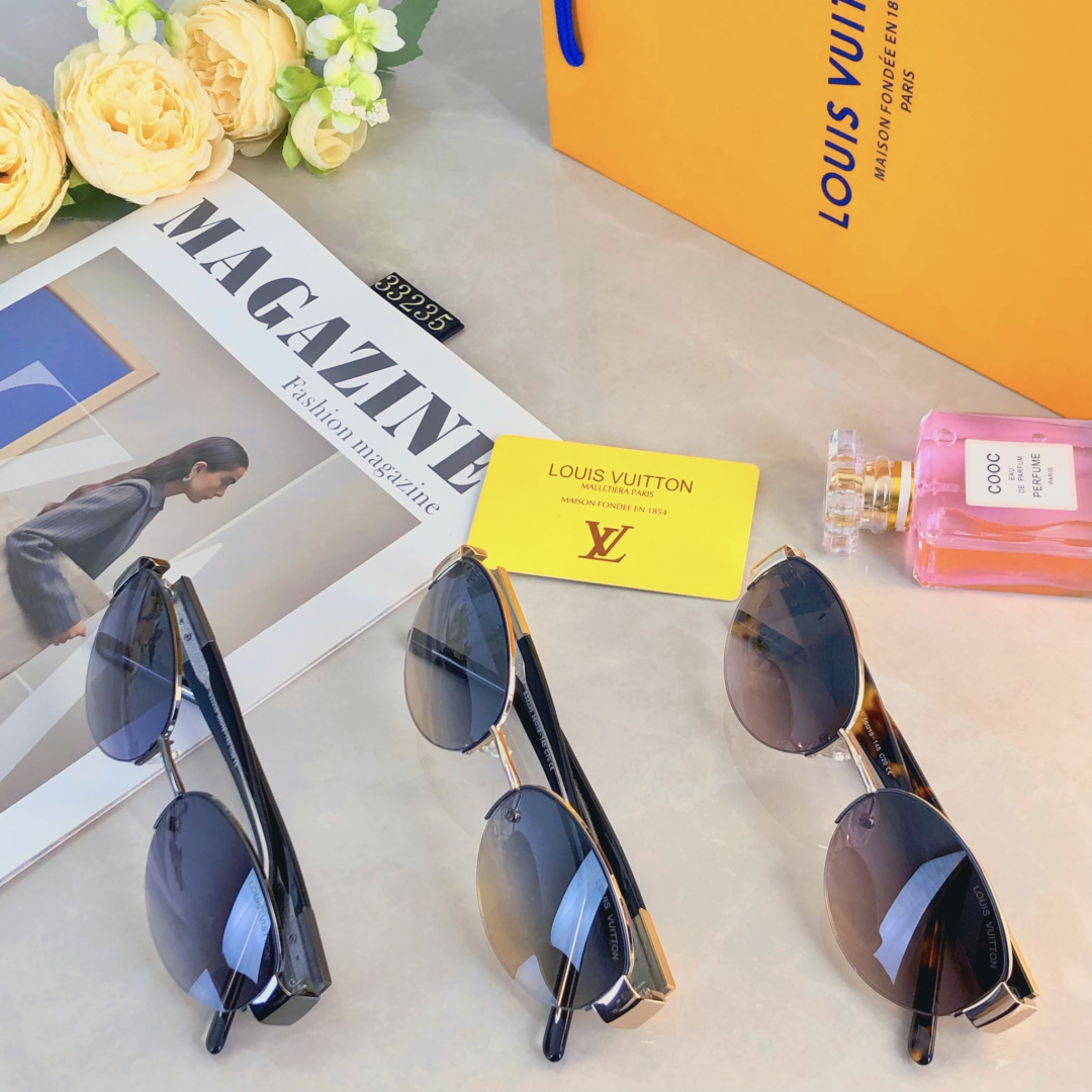。。Louis vuitto*复古个性欧美墨镜高级感ins时髦辣妹街拍潮朋克太阳眼镜