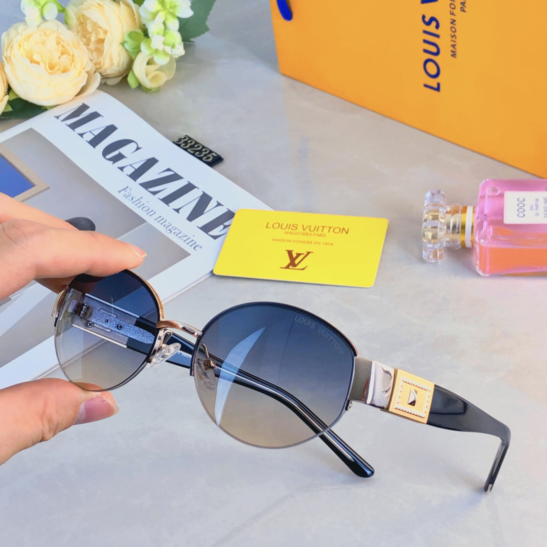 。。Louis vuitto*复古个性欧美墨镜高级感ins时髦辣妹街拍潮朋克太阳眼镜