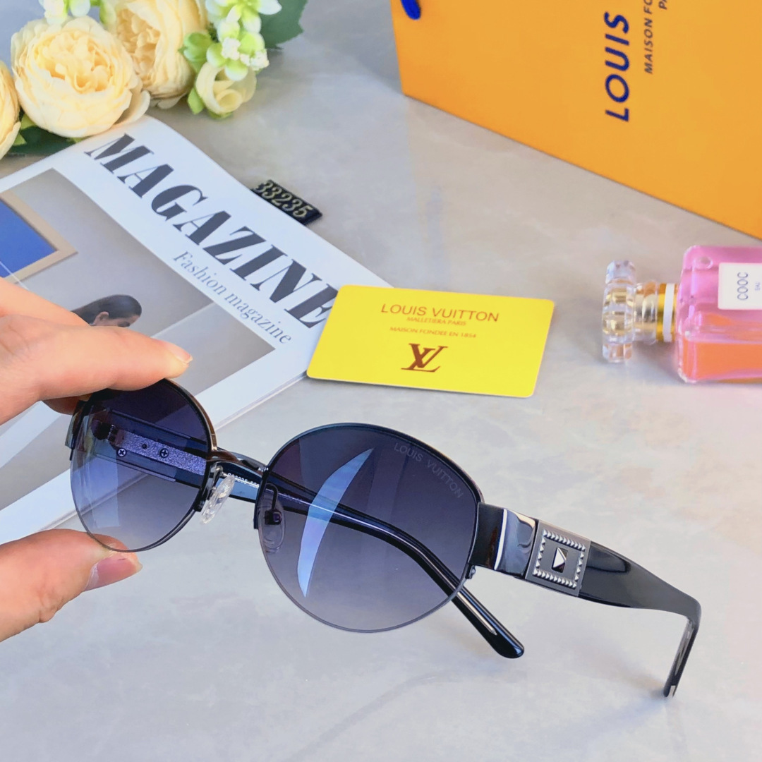 。。Louis vuitto*复古个性欧美墨镜高级感ins时髦辣妹街拍潮朋克太阳眼镜