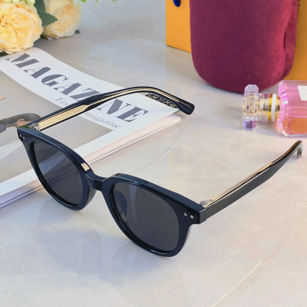 。。Gucc*新款欧美个性潮复古潮流太阳眼镜男女网红街拍墨镜遮阳ins