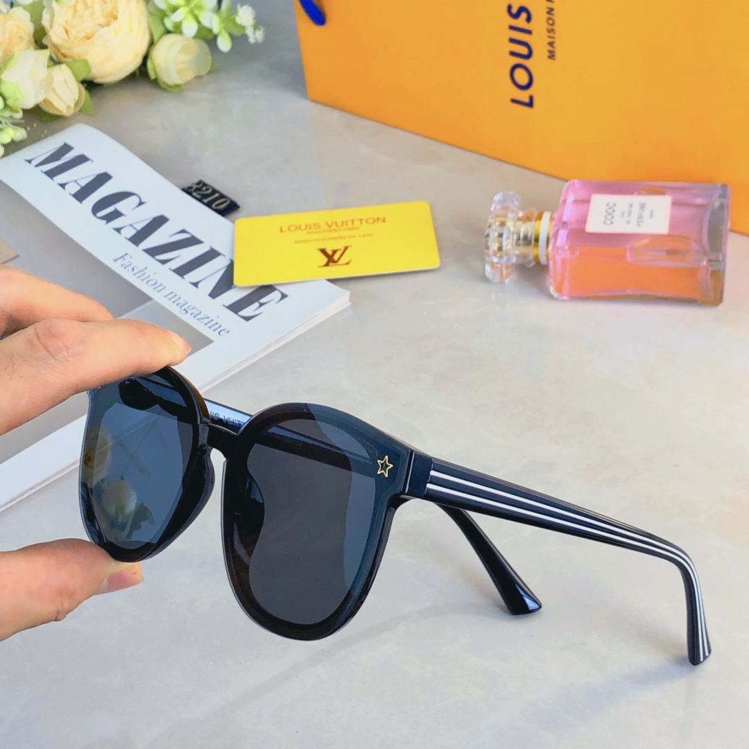 。。Louis vuitto*太阳镜潮流新款沙滩遮阳镜时尚网红墨镜女韩版潮圆脸个性