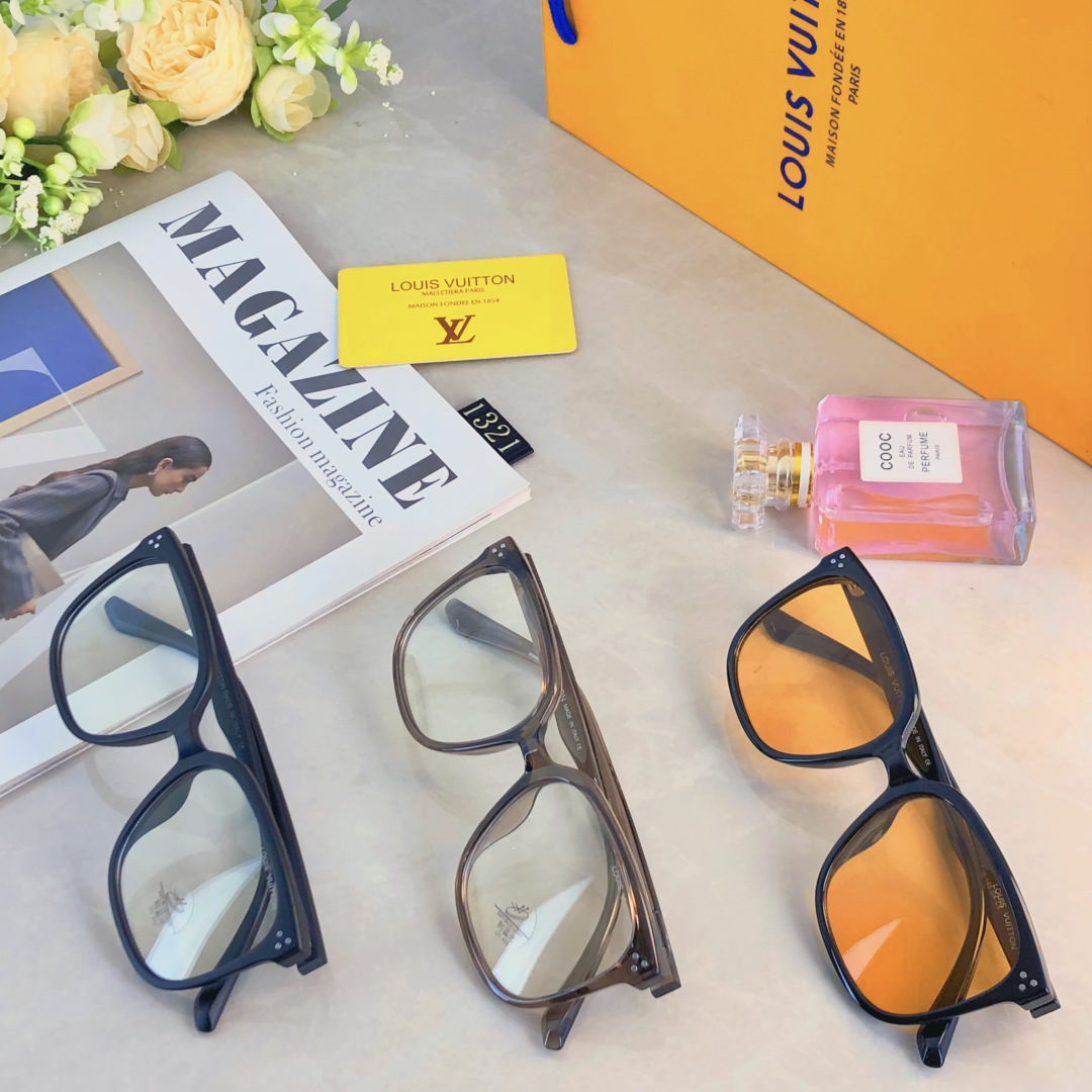 。。Louis vuitto*素颜黑框眼镜近视女可配度数显瘦防辐射抗疲劳护眼大脸圆脸显脸小