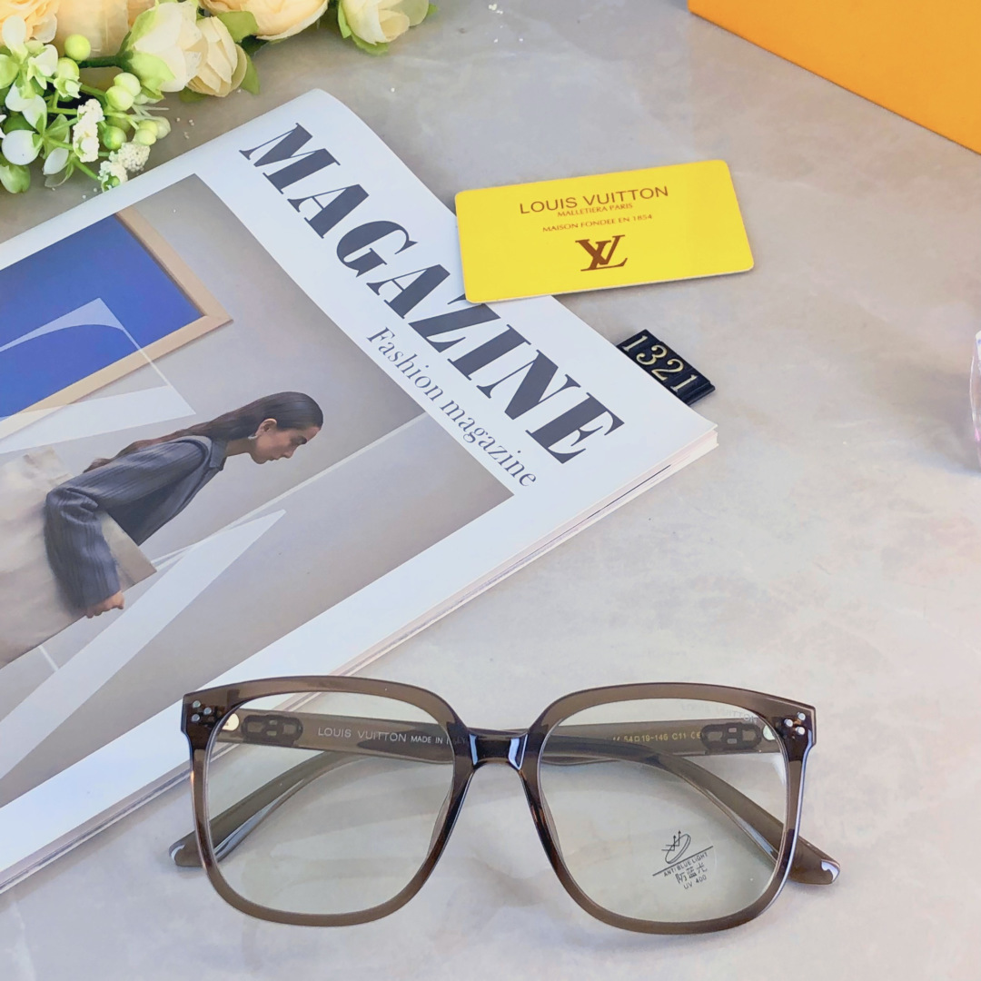 。。Louis vuitto*素颜黑框眼镜近视女可配度数显瘦防辐射抗疲劳护眼大脸圆脸显脸小