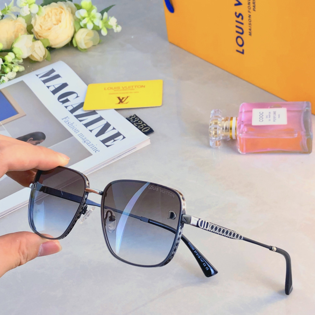。。Louis vuitto*2025新款太阳镜网红时尚街拍情侣款眼镜防紫外线太阳镜潮